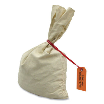 CONTROLTEK® Canvas Coin Transit Bag, 12 X 19, Beige, 50-carton freeshipping - TVN Wholesale